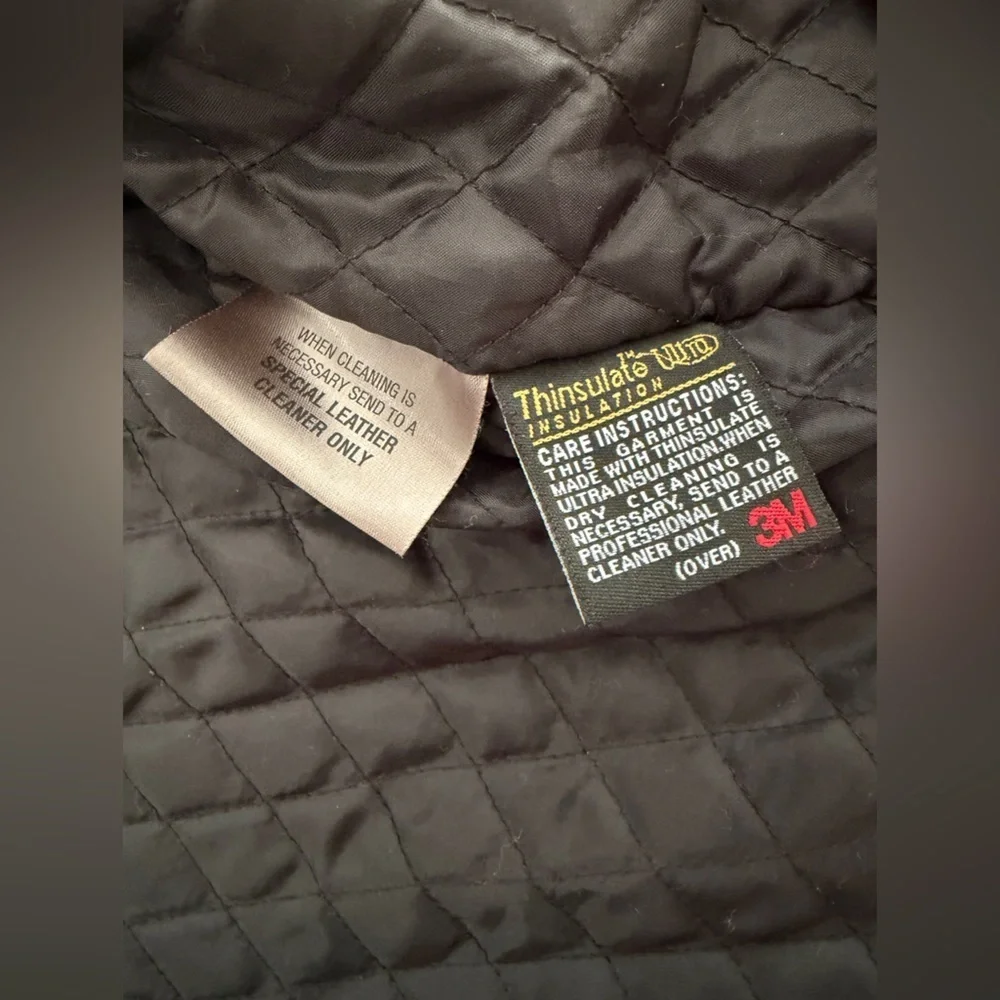 Wilsons Leather Men's Black Moto Jacket